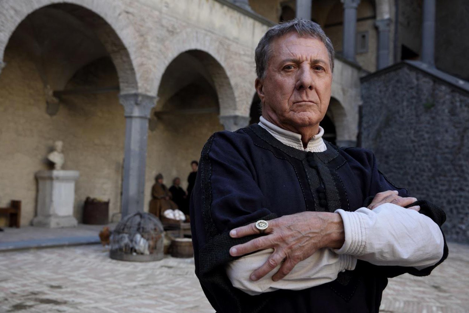 Dustin Hoffman in Medici: Masters of Florence