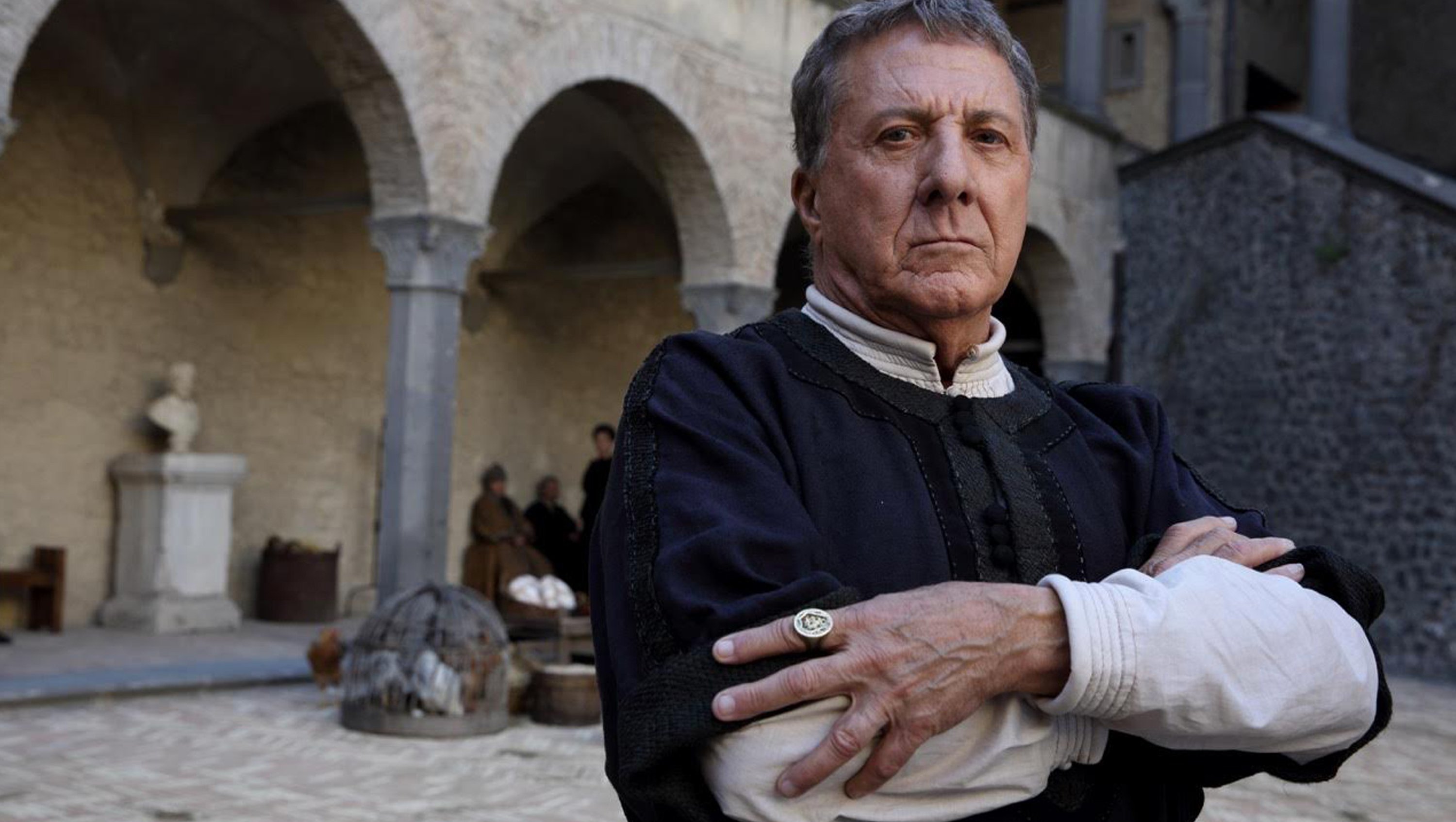 Dustin Hoffman in Medici: Masters of Florence
